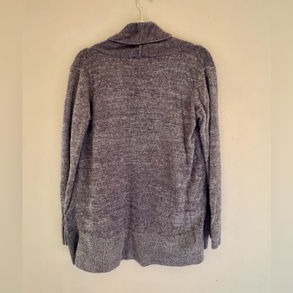 Barefoot Dreams Bamboo Chic Lite Circle Cardigan Pocketed Women's Medium Gray - Picture 7 of 8